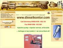 Tablet Screenshot of dieselkontor.de